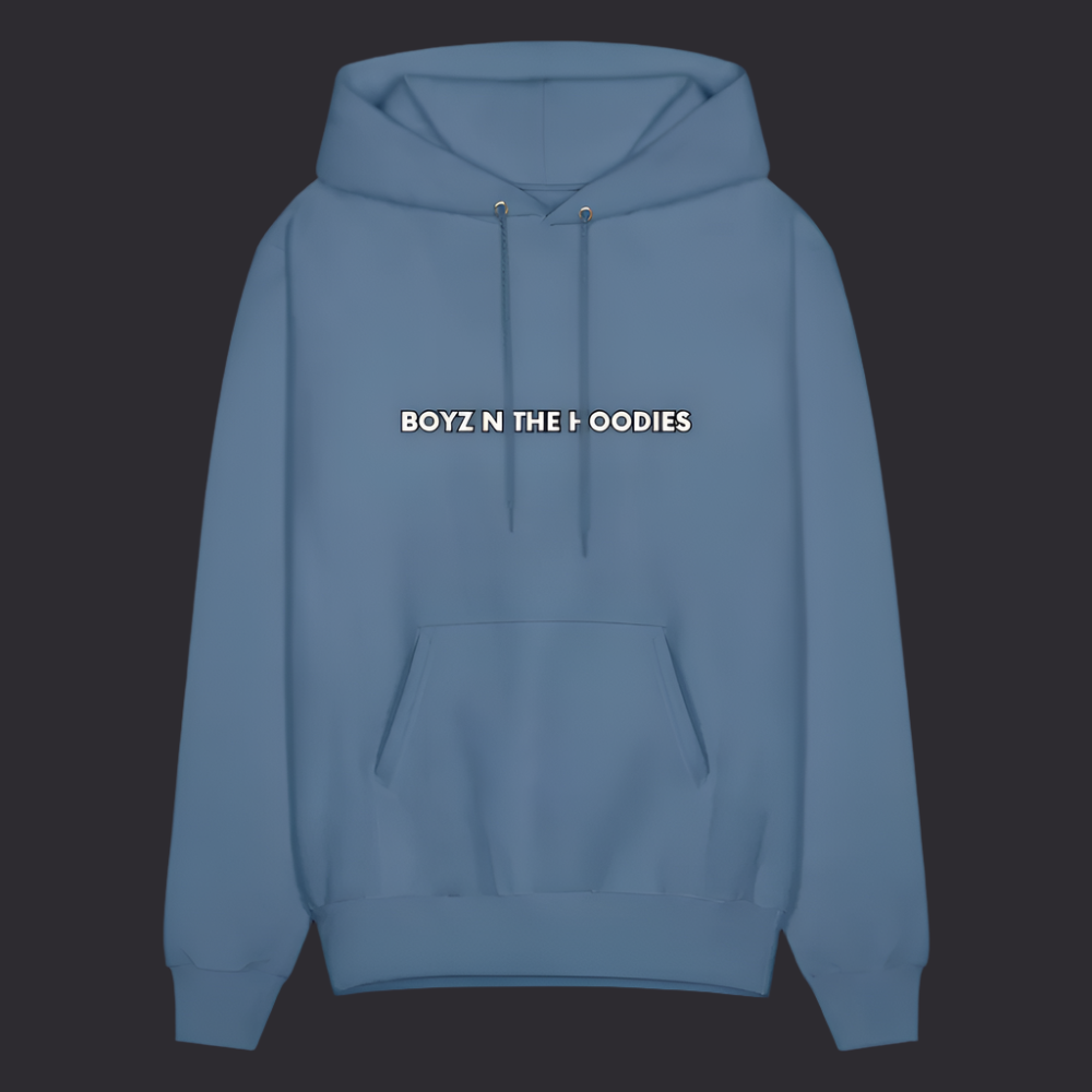 Boyz N The Hoodies Classic Design Denim Blue Hoodies - denim blue