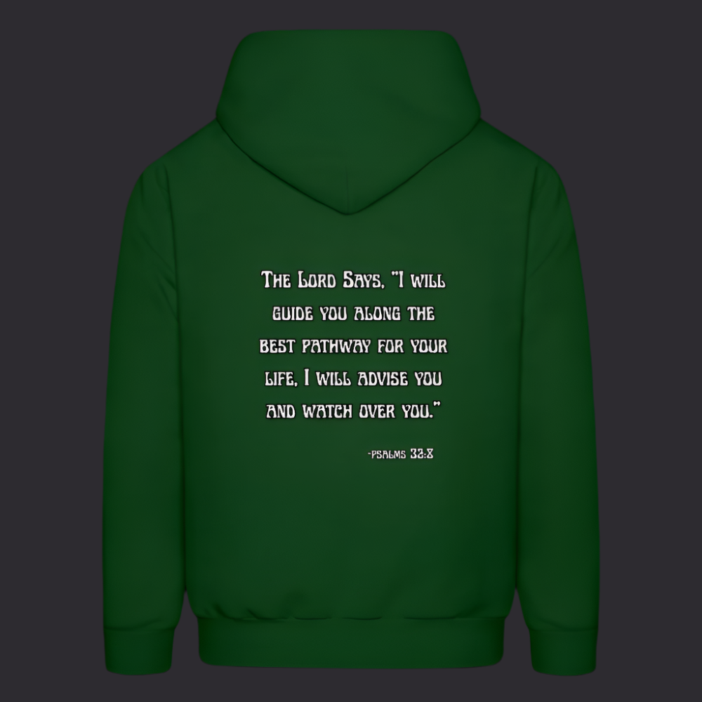 'I will guide you' Forest Green Hoodie Thrive Collection - forest green