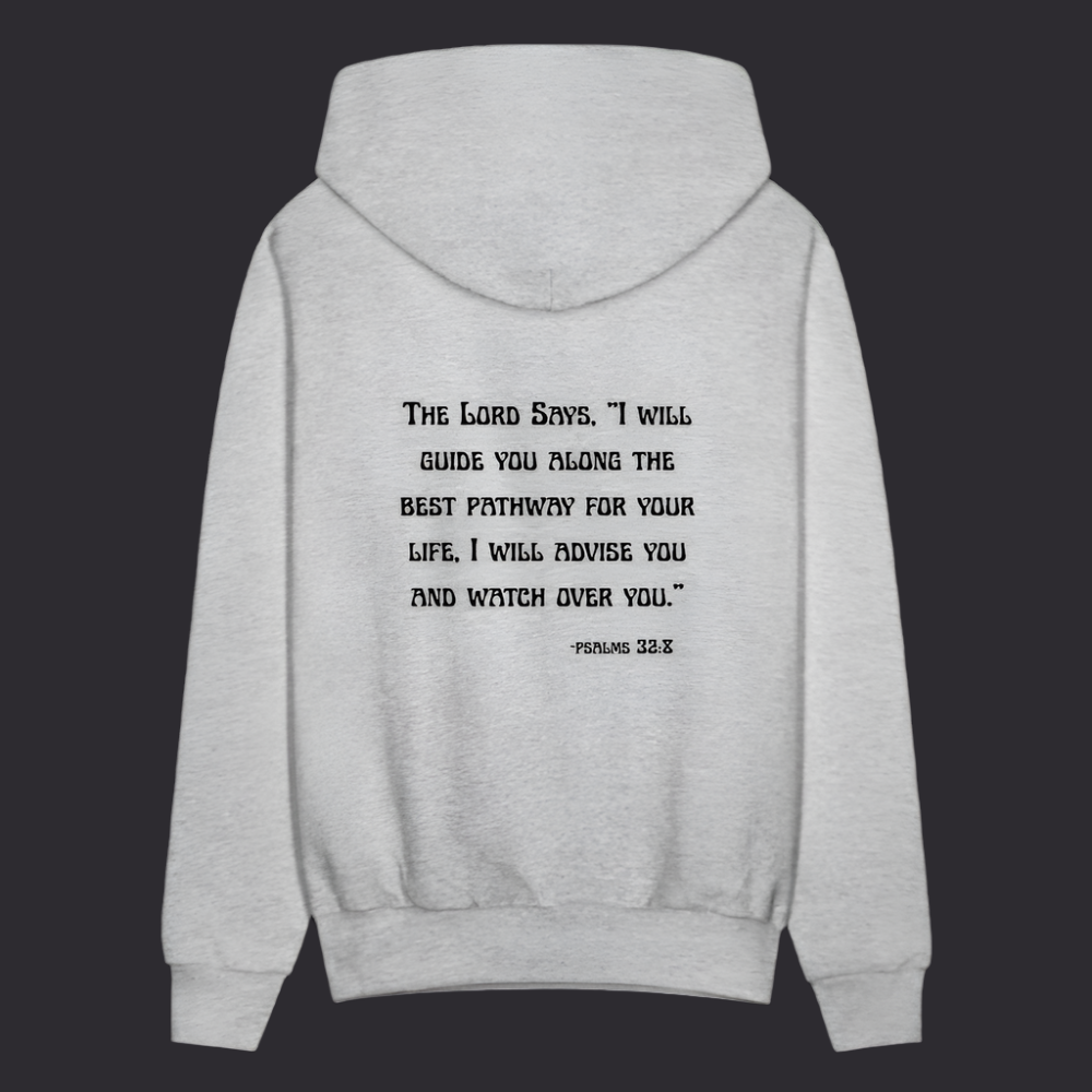 'I will guide you' Classic Gray Hoodie Thrive Collection - heather gray