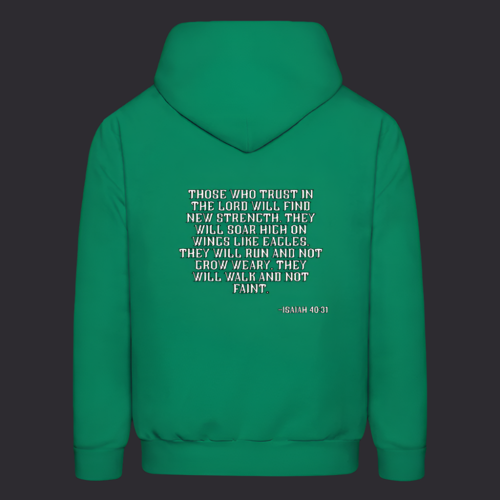 'Trust in the Lord' Kelly Green Hoodie Strive Collection - kelly green