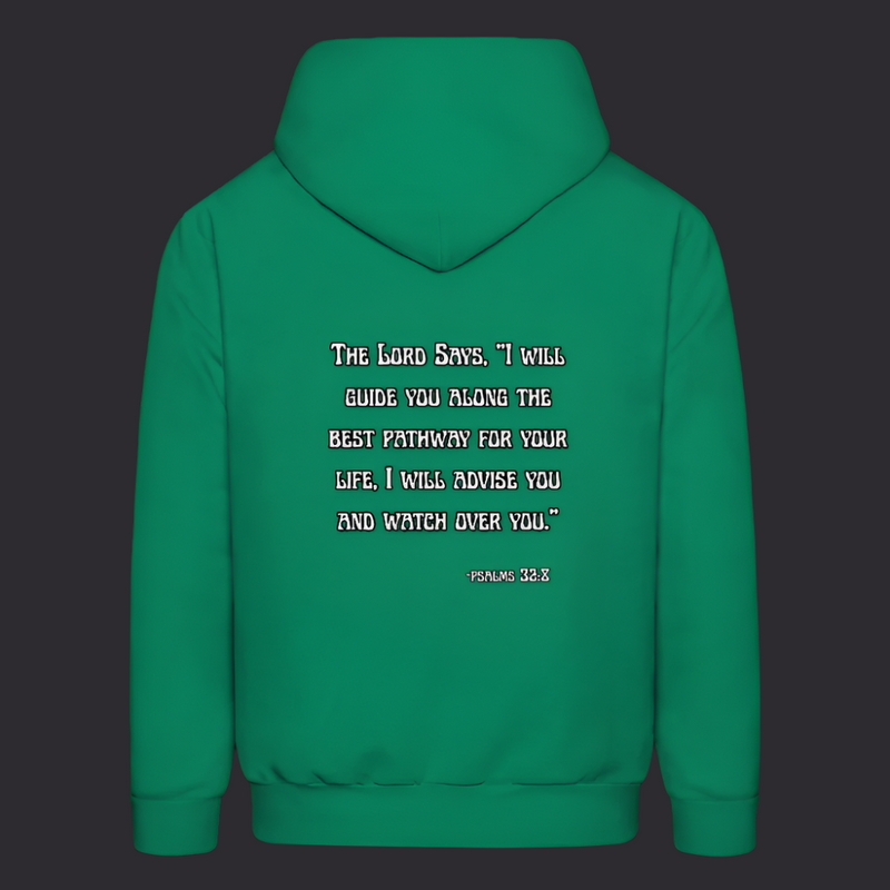 'I will guide you' Hoodies - Kelly Green