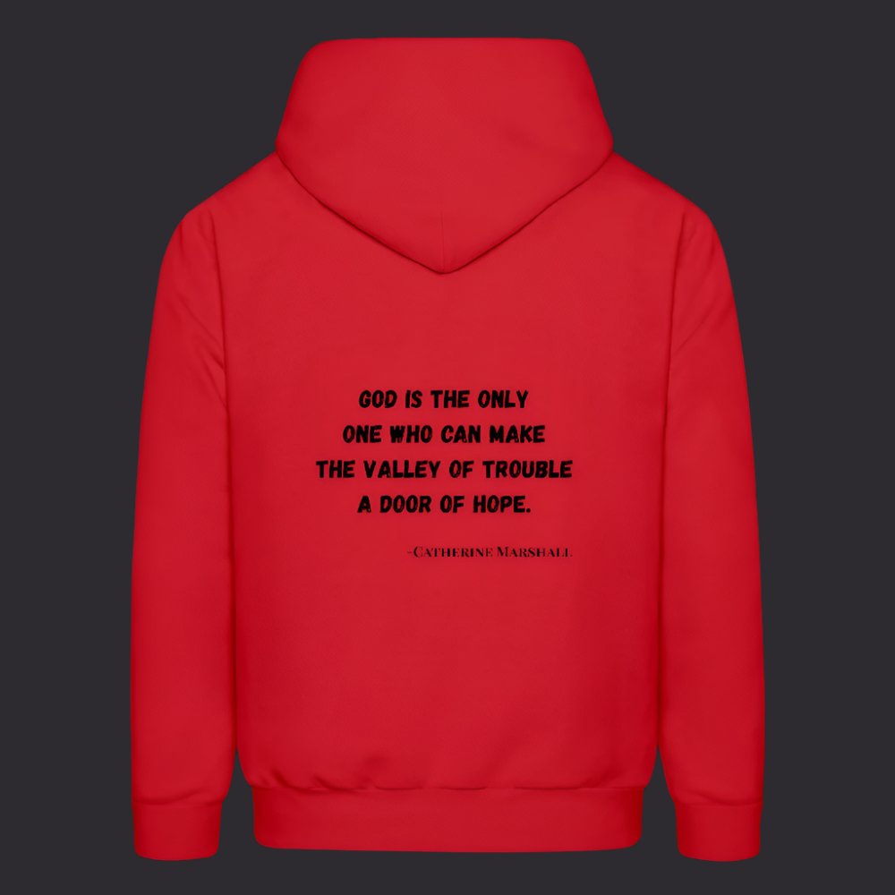 'God is the Only One' Classic Red Hoodies Survive Collection - red