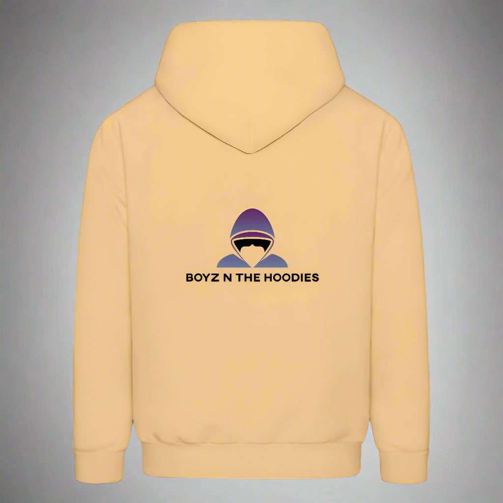 Boyz N The Hoodies Motto Light Gold Hoodie with Classic Design - light gold 