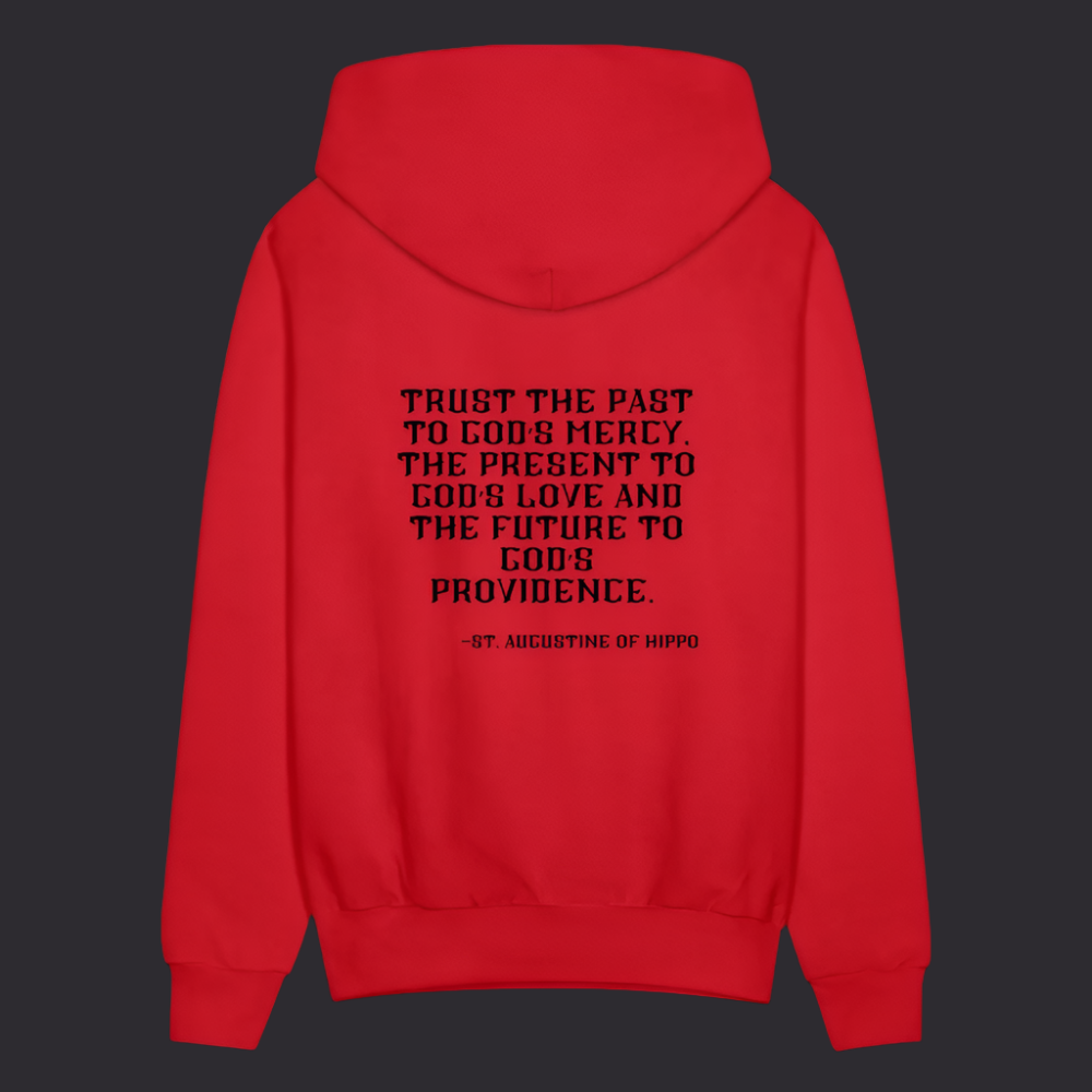 'Trust the Past' Classic Red Hoodie Thrive Collection - red