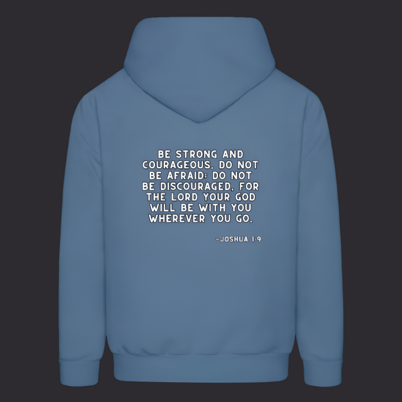 Denim Blue Be Courageous Hoodie