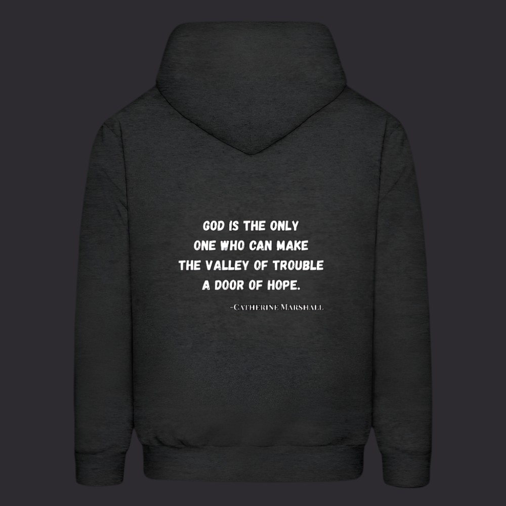 'God is the Only One' Charcoal Gray Hoodies Survive Collection - charcoal grey