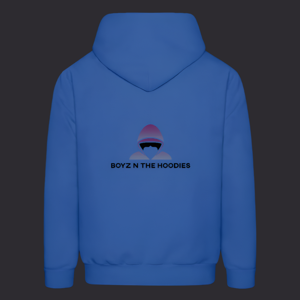 Boyz N The Hoodies Motto Royal Blue Hoodie Classic Design - royal blue