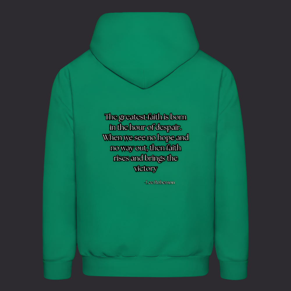 'The Greatest Faith' Kelly Green Hoodie Survive Collection - kelly green