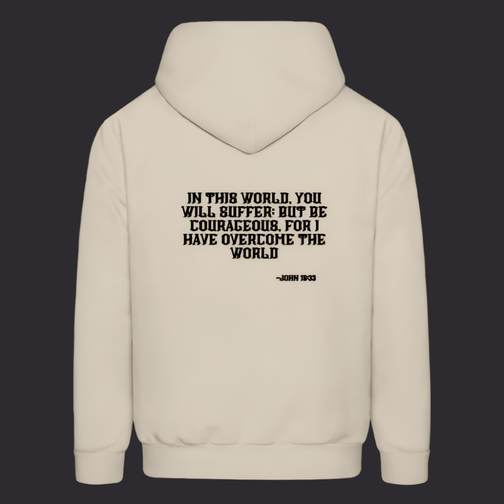 'Be Courageous' Sand Hoodie Survive Collection - Sand