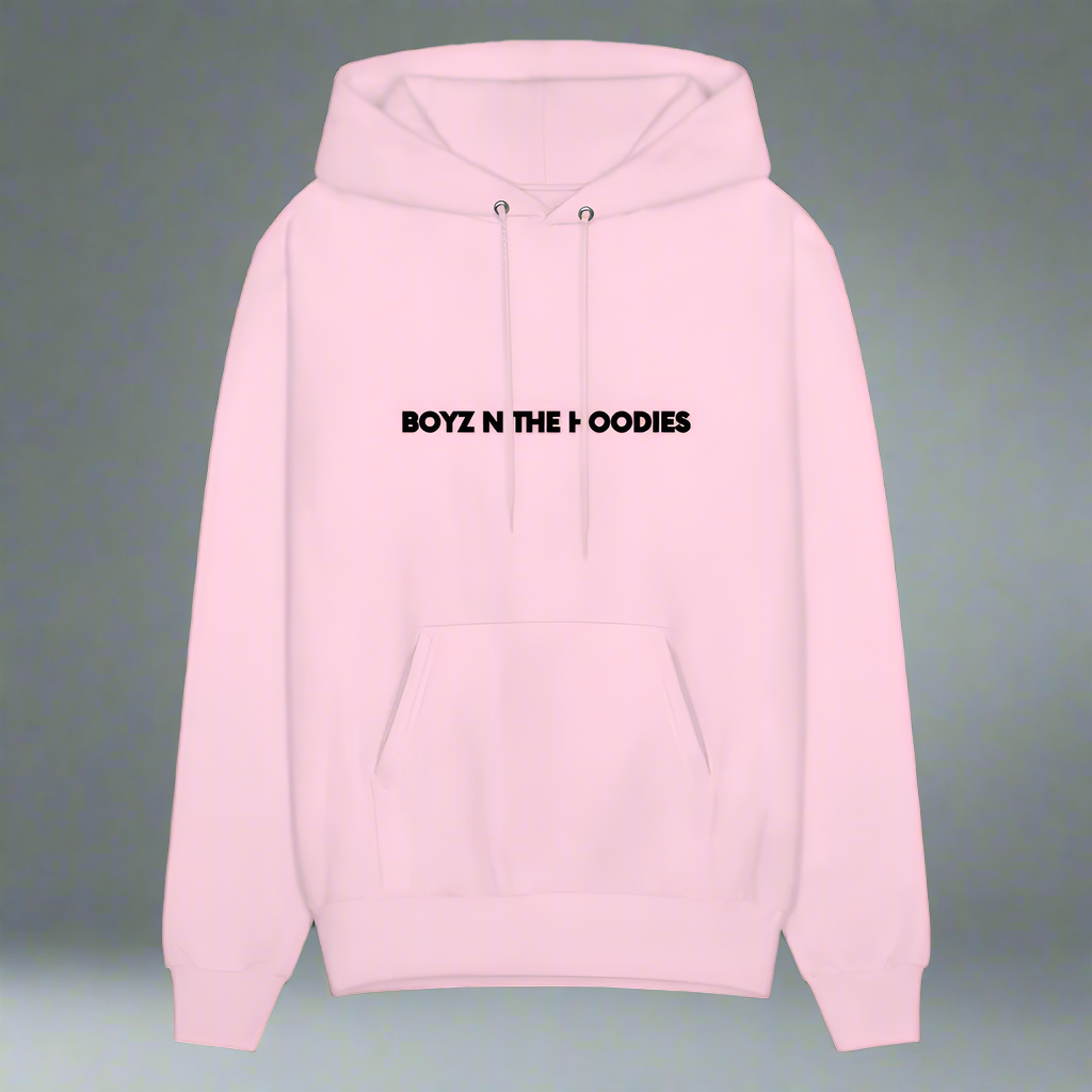 Boyz N The Hoodies Classic Design Pink Hoodies - pale pink